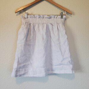 J. Crew Linen Skirt with pockets size 2